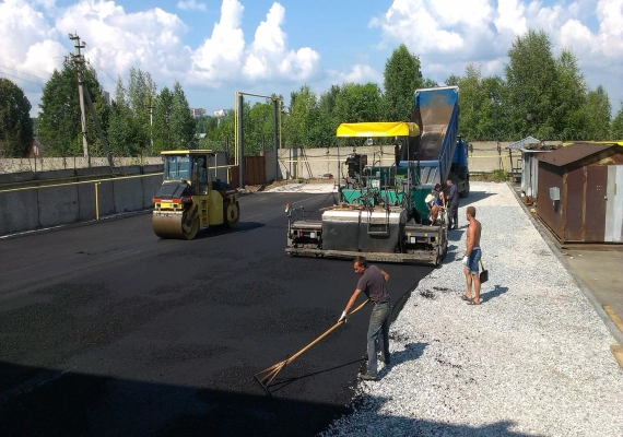 Устройство автодорог в Лобне и Центральному районе